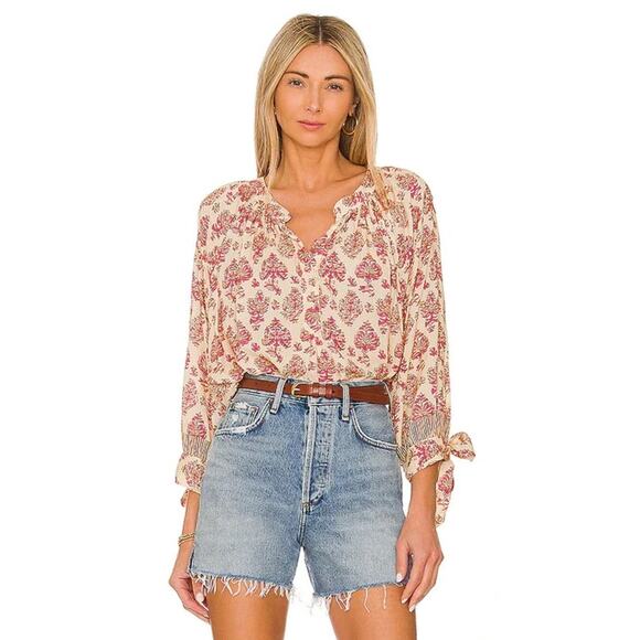 Natalie Martin Multicolor Renata Cyprus Print Top Small - Picture 1 of 6